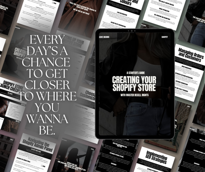 A Starter's Guide To Creating Your Shopify Store