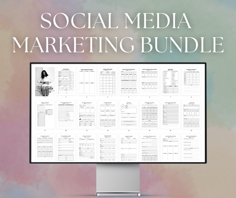 Planner & Tracker Bundle - Low Ticket Bundle