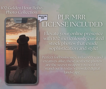102 Golden Hour Boho Stock Images